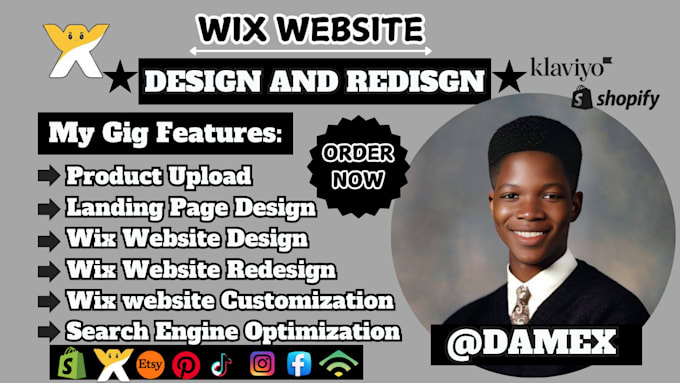 Gig Preview - Wix website development wix website enhancement wix website design solutions