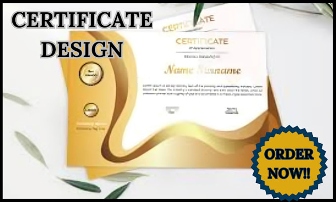 Gig Preview - Design or redesign attractive diploma certificate, completion, award certificate