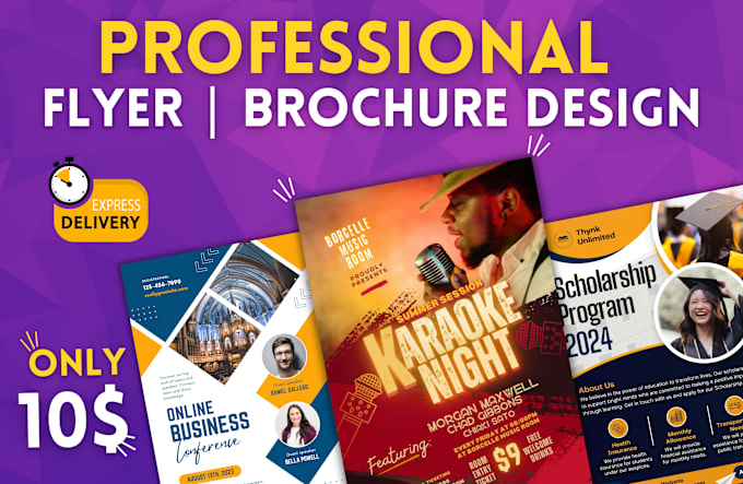 Bestseller - design unique flyer or brochure for your business