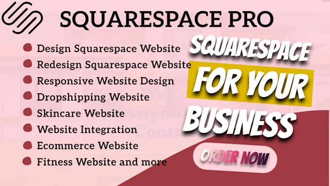 Gig Preview - Design squarespace website redesign squarespace landing page fitness ecommerce