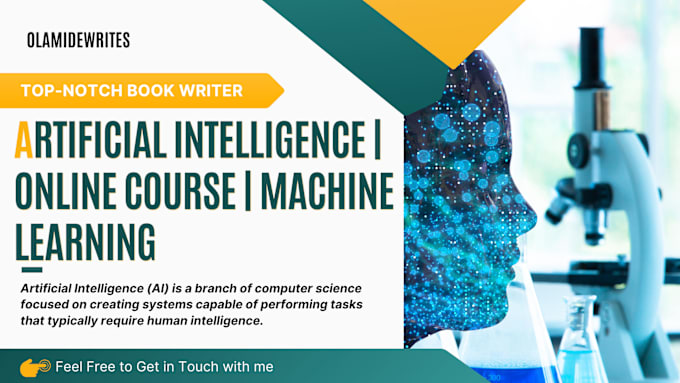 Gig Preview - Ghostwrite ai ebooks, kindle book, machine learning, robotics ebooks