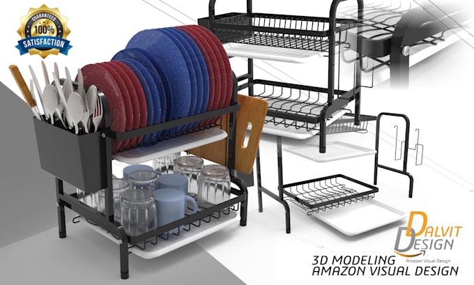 Gig Preview - Model your products in 3d for your amazon store