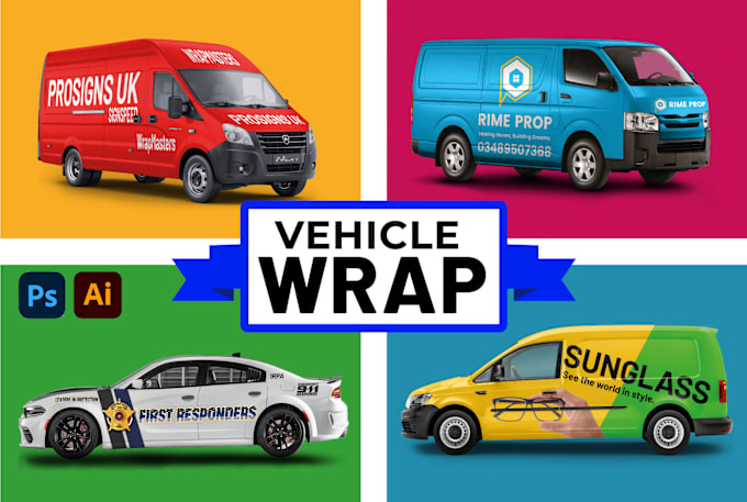 Gig Preview - Design eye catching vehicle wraps for any vehicle