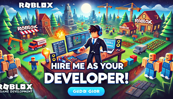 Bestseller - be your professional roblox game development roblox scripts and roblox ui