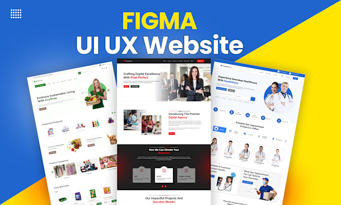 Gig Preview - Do awesome figma website design, dashboard, website mockup