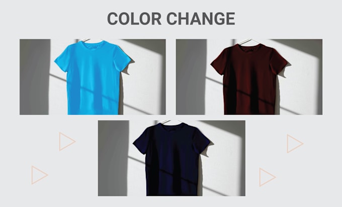 Gig Preview - Do color change any e commerce products and t shirt image