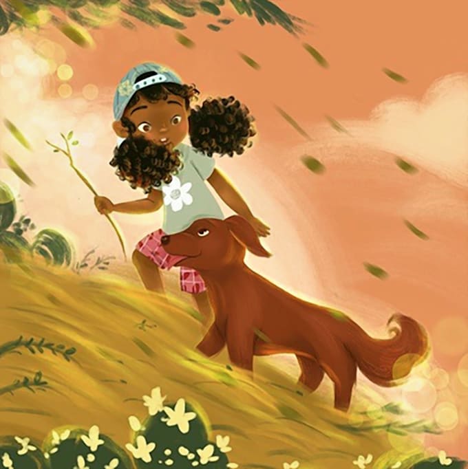 Gig Preview - Do african american children book illustration and covers