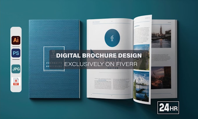 Gig Preview - Design digital brochure and trifold business brochure within 12 hrs