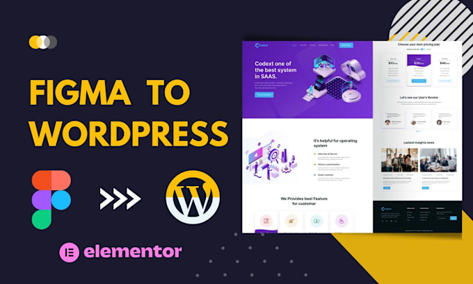 Gig Preview - Convert figma to wordpress using elementor pro