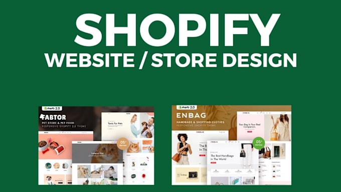 Gig Preview - Build a beautiful shopify store, fully built and set up for immediate success