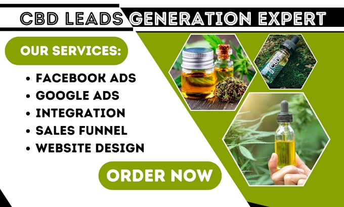 Gig Preview - Generate exclusive cbd leads cannabis leads marijuana sales funnels email list