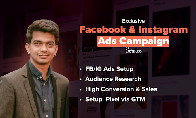 Gig Preview - Run facebook meta ads campaign, instagram campaign marketing, meta pixel, roas