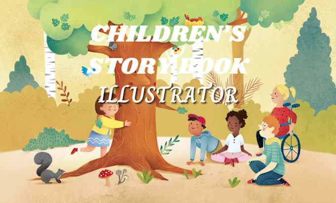 Gig Preview - Do children ebook children story children book illustrations children book