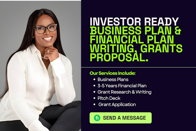 Bestseller - develop investor ready business plan, grant writing, proposal, financial plan