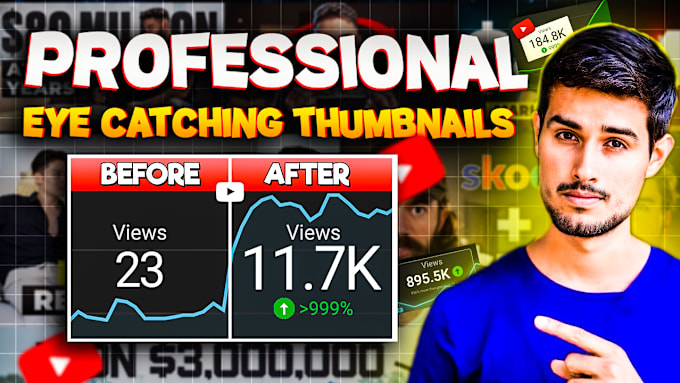 Gig Preview - Do clickbait youtube thumbnail design service