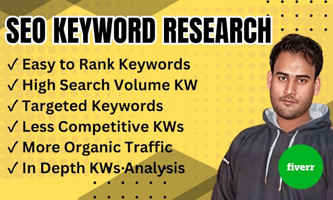 Gig Preview - Do the best and profitable SEO keyword research and competitor analysis