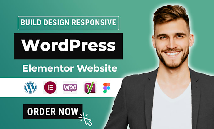 Gig Preview - Build and design wordpress website, wordpress blog, elementor website