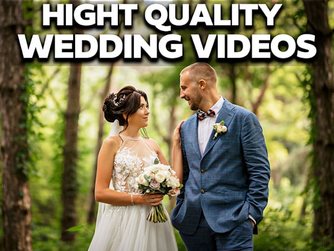 Gig Preview - Do hight quality wedding video editing