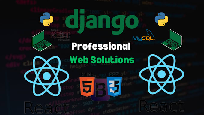 Bestseller - do web development with django python react js websites