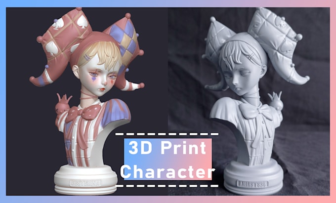 Gig Preview - Sculpt custom 3d anime character for 3d printing nsfw ok