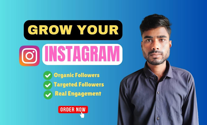 Gig Preview - Do organically grow your instagram account