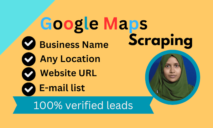 Gig Preview - Do google maps verified lead generation for any business