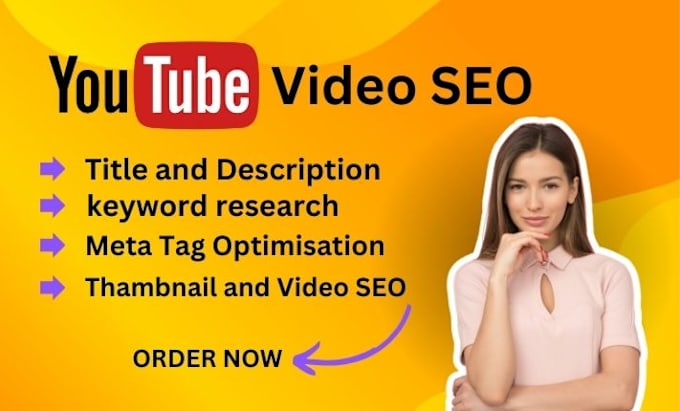 Gig Preview - Do your youtube video seo expert