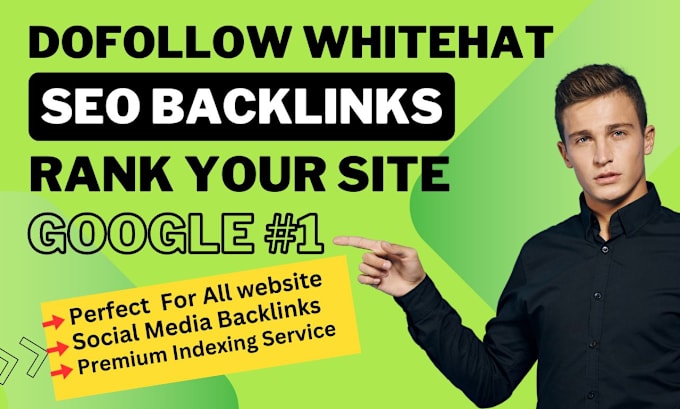 Gig Preview - Do social media SEO backlinks link building for google ranking