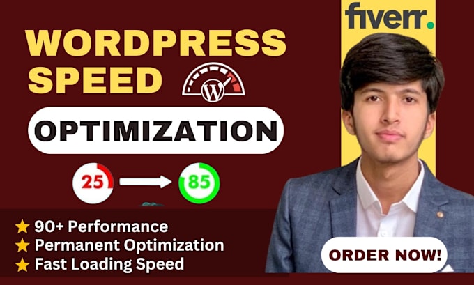 Gig Preview - Do fast loading speed and performance of your wordpress website