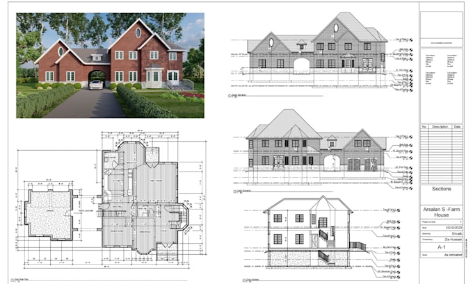 Bestseller - draw floorplan elevations sections on autocad 2d and revit