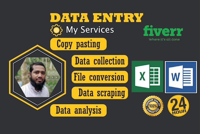 Bestseller - help professional data entry, ms office service