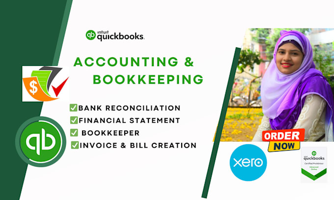 Bestseller - do clean up, set up, reconciliation and bookkeeping in quickbooks