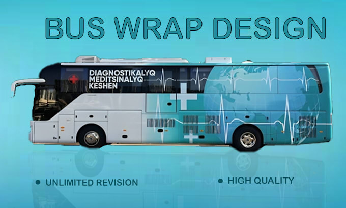 Gig Preview - Professional bus wrap design and van wrap design for you