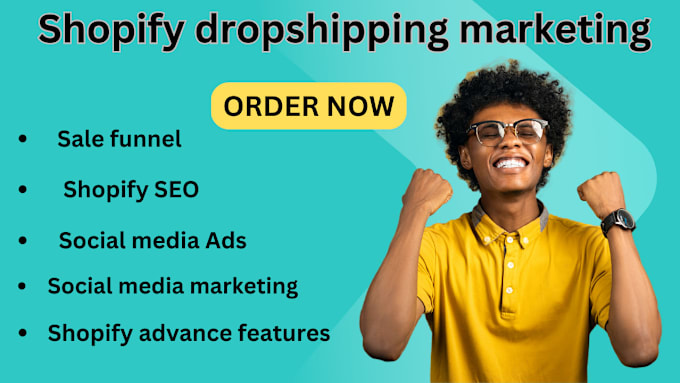 Gig Preview - Do complete shopify dropshipping marketing, boost shopify sales funnel