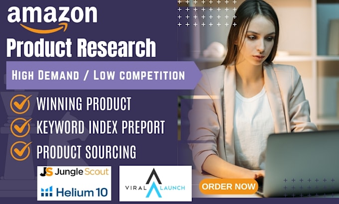 Gig Preview - Do amazon product research and product hunting for your fba private label