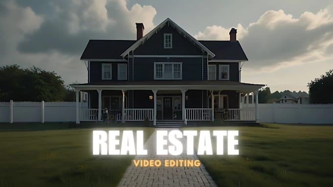 Gig Preview - Do real estate video editing with in 24 hours