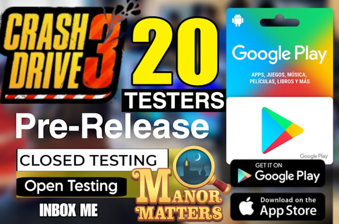 Gig Preview - Provide 20 active game testers for google play console, app closed testing