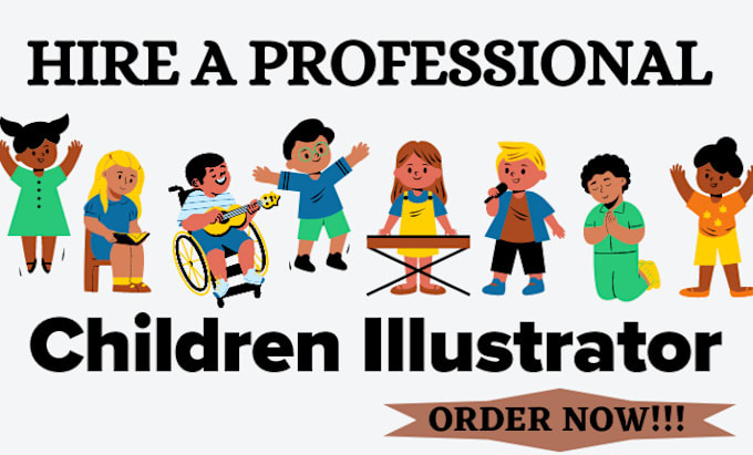 Gig Preview - Do dreamy illustration book children storybook  kid story book kid illustration