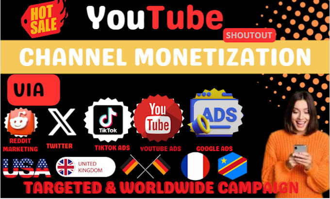 Gig Preview - Shoutout USA youtube promotion viral video channel monetization