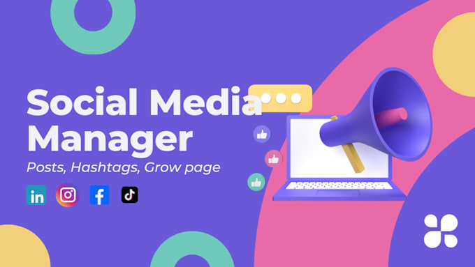 Gig Preview - Be your social media manager