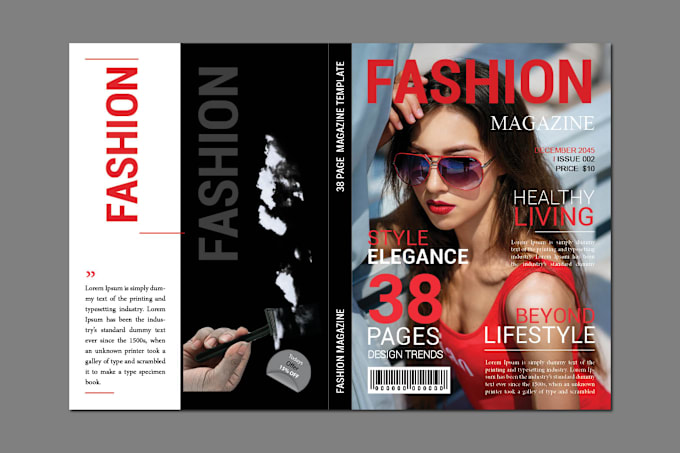 Gig Preview - Do professional eye catching magazine cover design