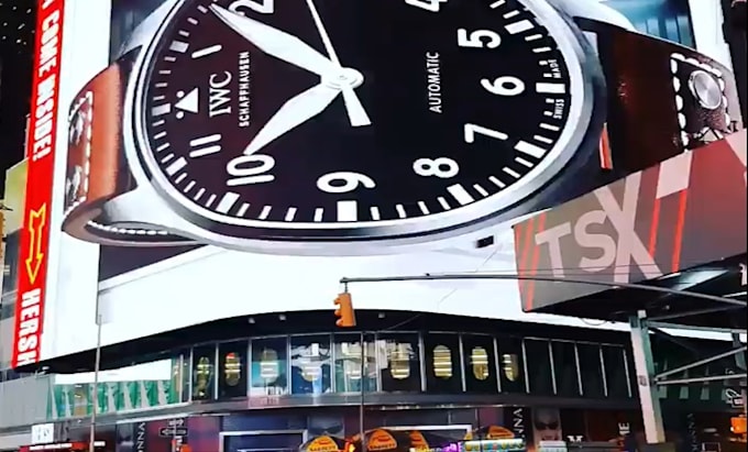 Gig Preview - Make amazing 3d billboard  3d anamorphic animation  3d cgi animation video ads