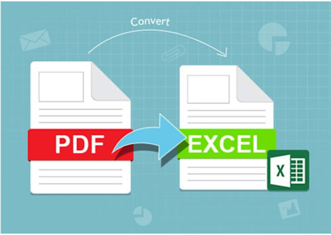 Gig Preview - Make awesome PDF to excel and word to excel conversion