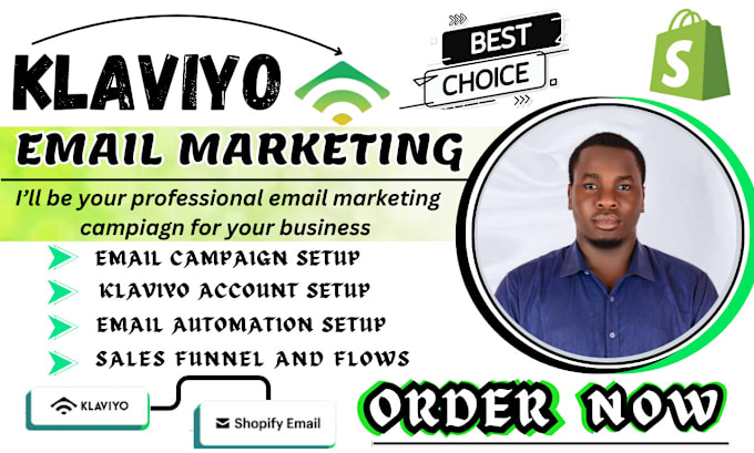 Gig Preview - Setup advanced email marketing campaign automation in omnisend, klaviyo