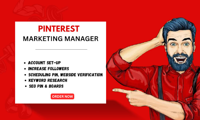 Gig Preview - Be your pinterest marketing manager for your business