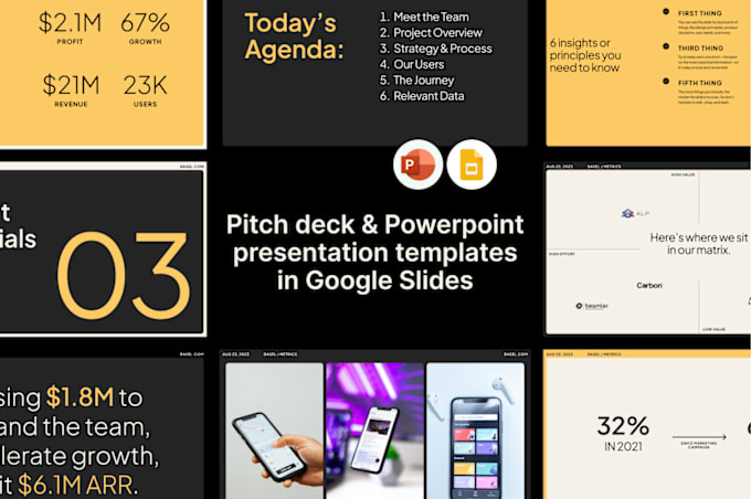 Gig Preview - Design powerpoint presentation, pitch deck, google slides