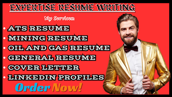 Bestseller - write you a mining resume, oil and gas resume, cover letter and linkedin