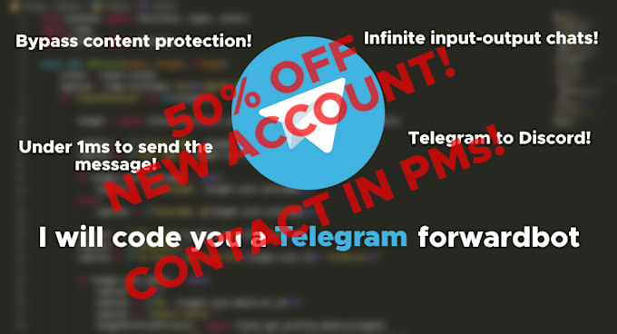 Bestseller - create you a telegram message forward bot