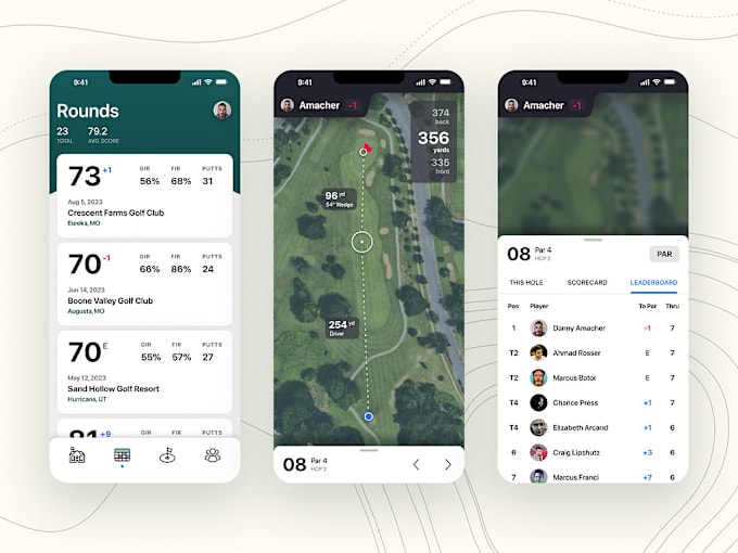 Gig Preview - Create a custom golf booking app