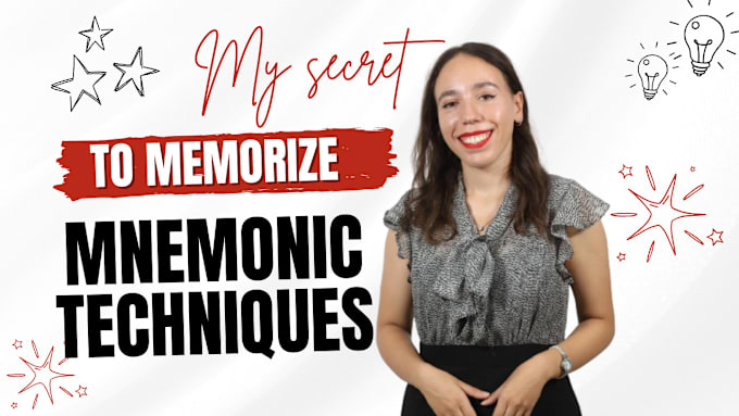 Gig Preview - Make unforgettable mnemonics to help you memorize